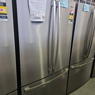 WESTINGHOUSE WHE6000SB FRENCH DOOR FRIDGE, 565 LITRE, 896MM WIDE, WITH FREEZER DRAWER, DUAL SEALED CRISPERS WITH HUMIDITY CONTROL, 4 STAR ENERGY, FLEX SPACE INTERIOR, FAMILY SAFE LOCKABLE DOOR COMPARTMENT, WITH 12 MONTH WARRANTY