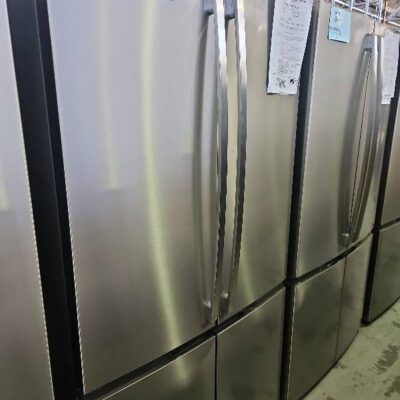 WESTINGHOUSE WQE6000SB S/STEEL QUAD DOOR FRIDGE 541 LITRE, 896MM WIDE, DUAL SEALED CRISPERS WITH HUMIDITY CONTROL, 4 STAR ENERGY, FLEXIBLE INTERIORS, LOCKABLE DOOR COMPARTMENT, SPILLSAFE GLASS SHELVING, FINGERPRINT RESISTANT WITH 12 MONTH WARRANTY