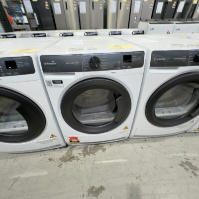 WESTINGHOUSE WDH804N7WA 8KG EASYCARE 500 HEAT PUMP DRYER, SENSOR DRYING TECHNOLOGY, AUTO COOL DOWN FEATURE MINIMISES WRINKLES, 12 PROGRAMS, 7 STAR ENERGY RATING, 12 MONTH WARRANTY WESTINGHOUSE WDH804N7WA 8KG EASYCARE 500 HEAT PUMP DRYER, SENSOR DRYING TECHNOLOGY, AUTO COOL DOWN FEATURE MINIMISES WRINKLES, 12 PROGRAMS, 7 STAR ENERGY RATING, 12 MONTH WARRANTY