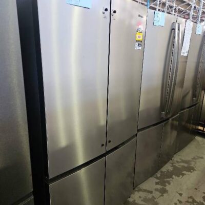 WESTINGHOUSE WQE6000SB S/STEEL QUAD DOOR FRIDGE 541 LITRE, 896MM WIDE, DUAL SEALED CRISPERS WITH HUMIDITY CONTROL, 4 STAR ENERGY, FLEXIBLE INTERIORS, LOCKABLE DOOR COMPARTMENT, SPILLSAFE GLASS SHELVING, FINGERPRINT RESISTANT WITH 12 MONTH WARRANTY