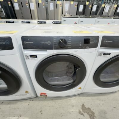 WESTINGHOUSE WDH804N7WA 8KG EASYCARE 500 HEAT PUMP DRYER, SENSOR DRYING TECHNOLOGY, AUTO COOL DOWN FEATURE MINIMISES WRINKLES, 12 PROGRAMS, 7 STAR ENERGY RATING, 12 MONTH WARRANTY