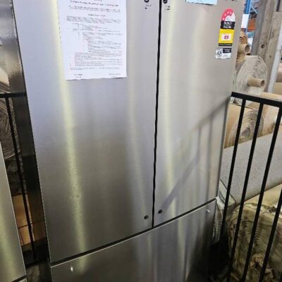 WESTINGHOUSE WHE6000SB FRENCH DOOR FRIDGE, 565 LITRE, 896MM WIDE, WITH FREEZER DRAWER, DUAL SEALED CRISPERS WITH HUMIDITY CONTROL, 4 STAR ENERGY, FLEX SPACE INTERIOR, FAMILY SAFE LOCKABLE COMPARTMENT, 12 MONTH WARRANTY