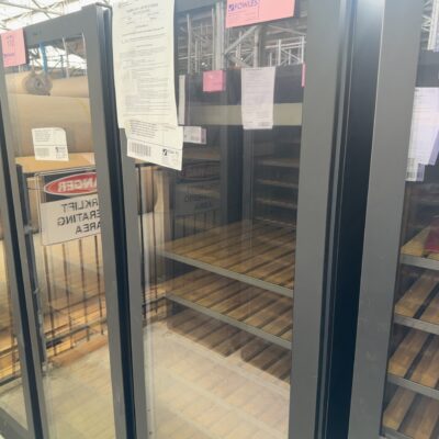 VINTEC VWM198PBA-R, PREMIUM 126 BOTTLE WINE CABINET WITH FULLY EXTENDABLE TELESCOPIC SHELVES, MULTI TEMP OR SINGLE ZONE WITH LED DISPLAY, X-WIDE CRADLES, DOUBLE GLAZE ANTI UV GLASS, HUMIDITY RECYCLING, WINTER FUNCTION, WITH 12 MONTH WARRANTY