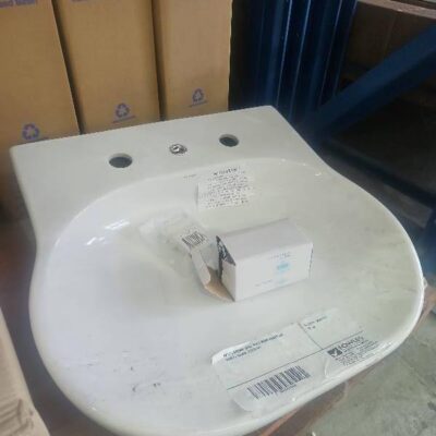 NEW CAROMA OPAL SOLE SEMI RECESSED VANITY BASIN, 631630W