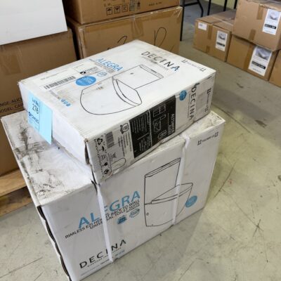 DECINA ALEGRA RIMLESS BACK TO THE WALL TOILET SUITE, ALTSWFER