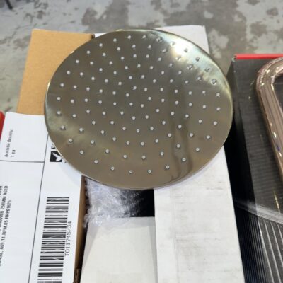NEW ASTRA WALKER ICON ROUND FLUSH MOUNTED CEILING SHOWER 250MM AGED BRASS, A69.11.RFM.05 RRP$1625