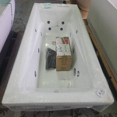 NEW DECINA NOVARA 1650MM CONTOUR SPA WITH 12 JETS, 12 MONTH WARRANTY NO1650CNSPAWC