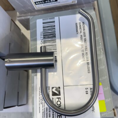 ARCISAN AXUS TOILET ROLL HOLDER BRUSHED GUNMETAL, PS95110.GM, 12 MONTH WARRANTY