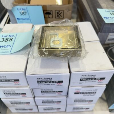 ARCISAN BRUSHED BRASS 100MM TILE INSERT FLOOR WASTE, AR07512.BB, 12 MONTH WARRANTY