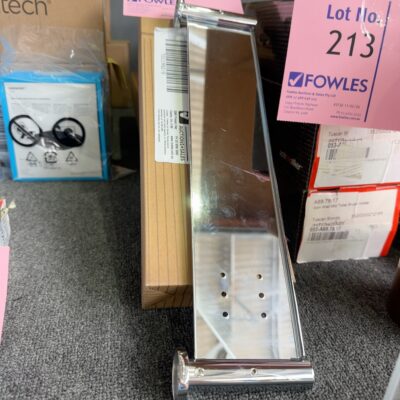 METAL SHELF CHROME, 35MM BACKPLATE, 96127A, 12 MONTH WARRANTY