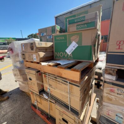 DOUBLE PALLET - TOILET SUITES & TOILET  BASES SOLD AS IS