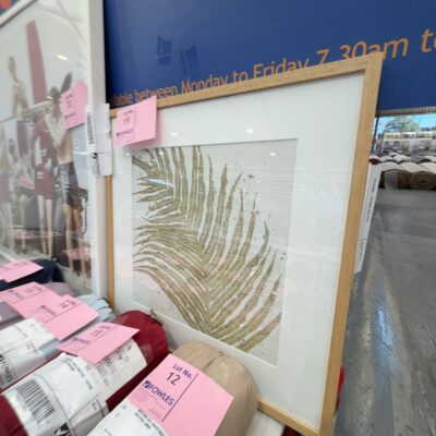 EX STAGING - ARTWORK SOLD AS IS