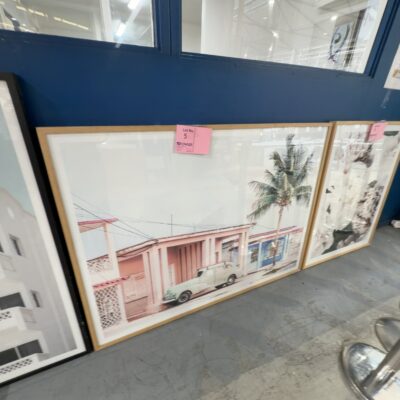 EX STAGING - ARTWORK SOLD AS IS