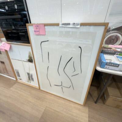 EX STAGING - ARTWORK SOLD AS IS