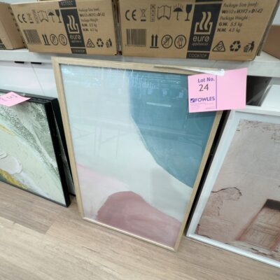 EX STAGING - ARTWORK SOLD AS IS