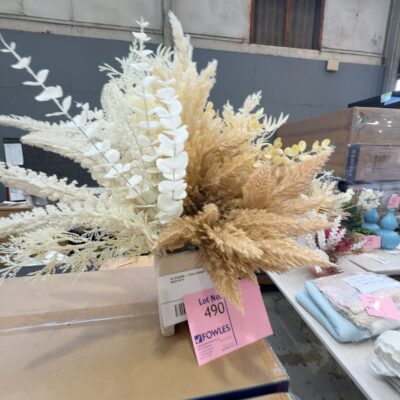 EX STAGING - FAUX FLOWER ARRANGEMENT, SOLD AS IS