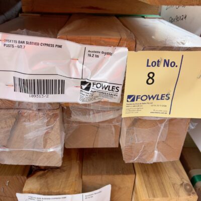 115X115 DAR SLEEVED CYPRESS PINE POSTS-6/2.7