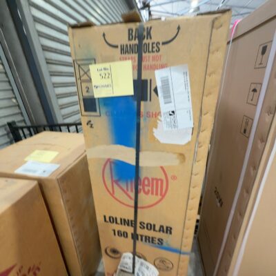 RHEEM LOLINE SOLAR 160 LITRE TANK ONLY SOLD AS IS NO WARRANTY RHEEM LOLINE SOLAR 160 LITRE TANK ONLY SOLD AS IS NO WARRANTY