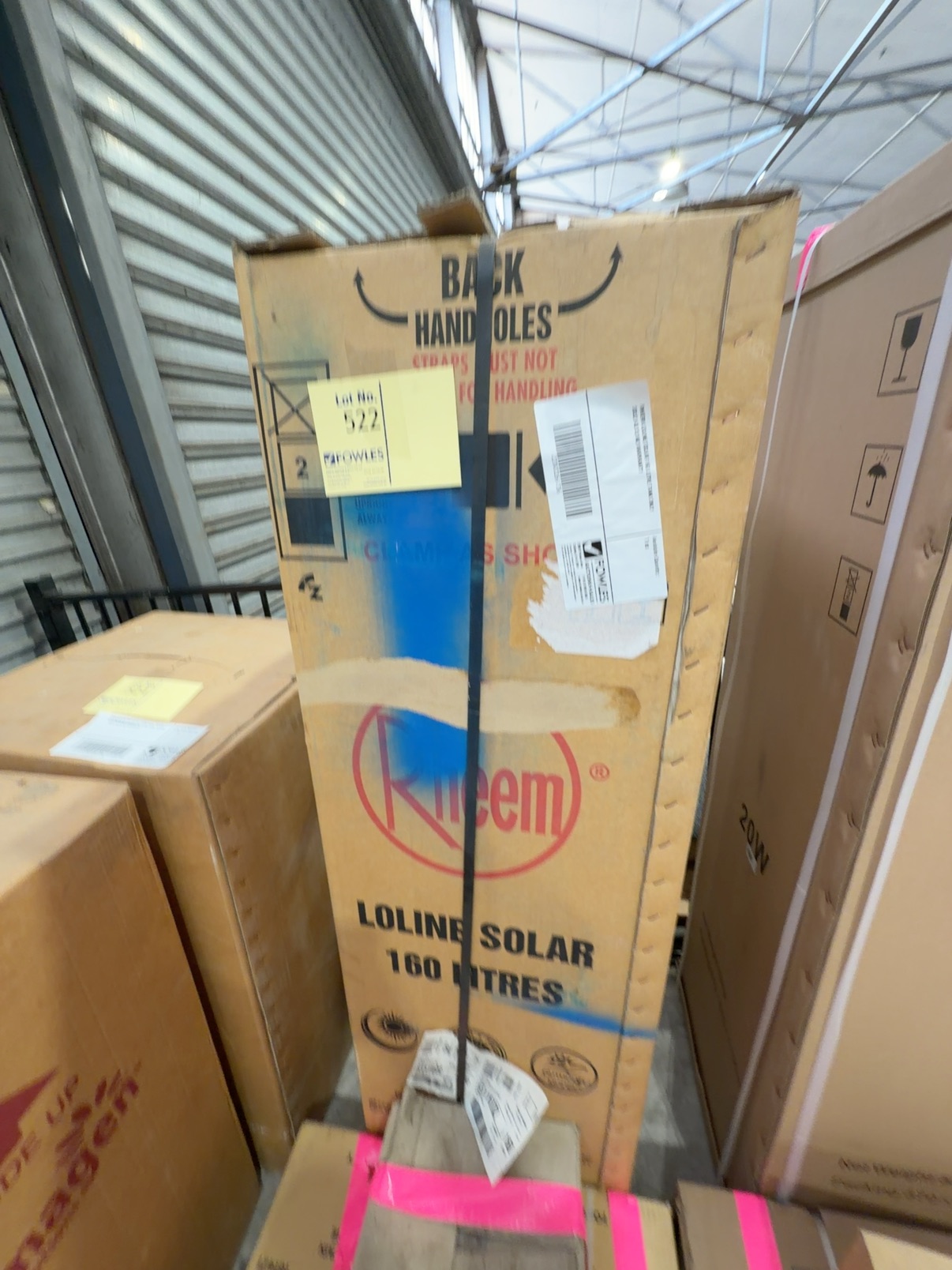 RHEEM LOLINE SOLAR 160 LITRE TANK ONLY SOLD AS IS NO WARRANTY RHEEM LOLINE SOLAR 160 LITRE TANK ONLY SOLD AS IS NO WARRANTY