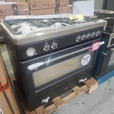 NEW EURO ECSH900AN 900MM ROYAL CHIANTISHIRE DUAL FUEL FREESTANDING OVEN, STYLISH ANTHRACITE FINISH, 5 GAS BURNERS WITH POWERFUL WOK, 8 COOKING FUNCTIONS, RRP$3999, 12 MONTH WARRANTY NEW EURO ECSH900AN 900MM ROYAL CHIANTISHIRE DUAL FUEL FREESTANDING OVEN, STYLISH ANTHRACITE FINISH, 5 GAS BURNERS WITH POWERFUL WOK, 8 COOKING FUNCTIONS, RRP$3999, 12 MONTH WARRANTY