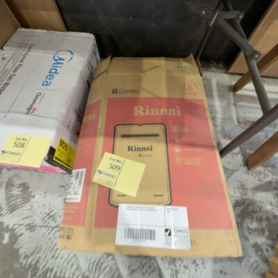 RINNAI B20 CONTINUOUS FLOW GAS HOT WATER HEATER, SOLD AS IS NO WARRANTY