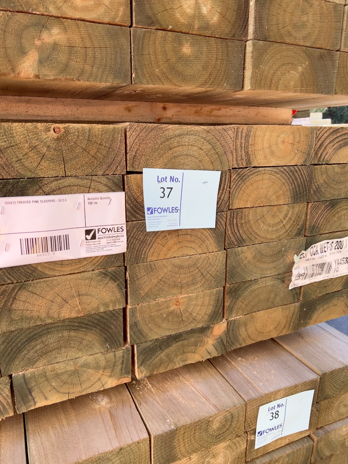 200X75 TREATED PINE SLEEPERS-30/3.6 200X75 TREATED PINE SLEEPERS-30/3.6