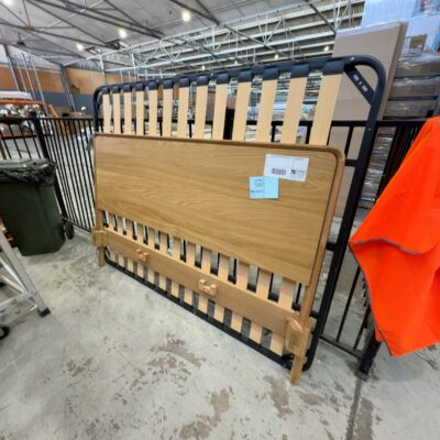 EX DISPLAY EVANS KING HEADBOARD ONLY, SOLD AS IS