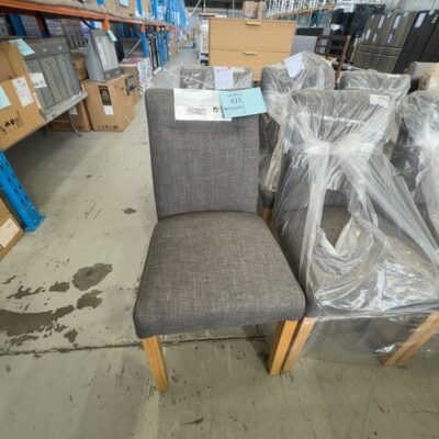 EX DISPLAY TAHOE DINING CHAIR, ONYX FABRIC, SOLD AS IS EX DISPLAY TAHOE DINING CHAIR, ONYX FABRIC, SOLD AS IS