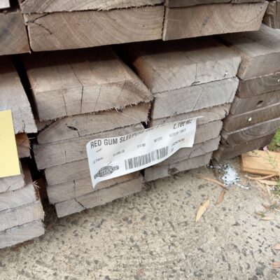 200X50 RED GUM SLEEPERS-30/2.7 (PLEASE NOTE THIS PACK IS AGED STOCK AND WEATHERED)