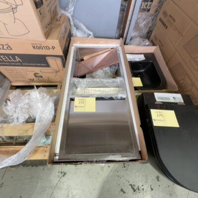 NEW ARC SKT11 DELUXE 1 & 1/4 BOWL WITH RIGHT HAND DRAINER