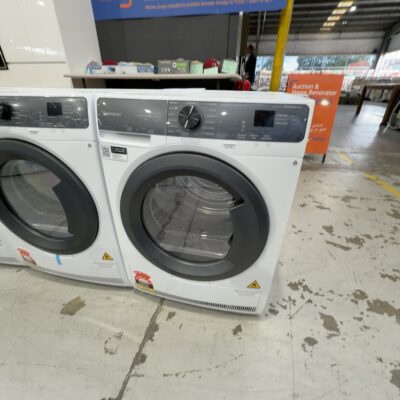 WESTINGHOUSE WDH904N7WA 9KG WHITE EASYCARE 700 HEAT PUMP DRYER, SENSOR DRYING TECHNOLOGY, AUTO COOL DOWN FEATURE MINIMISES WRINKLES, 13 PROGRAMS, 8 STAR ENERGY RATING, 12 MONTH WARRANTY