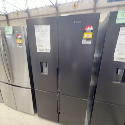 WESTINGHOUSE WQE5650BA MATTE BLACK 564LITRE FRENCH DOOR FRIDGE WITH WATER, MULTI FLOW AIRFLOW SYSTEM, SPILLSAFE SHELVES, FLEXIBLE STORAGE 12 MONTH WARRANTY