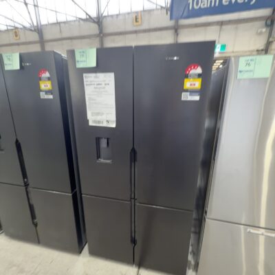 WESTINGHOUSE WQE5650BA MATTE BLACK 564LITRE FRENCH DOOR FRIDGE WITH WATER, MULTI FLOW AIRFLOW SYSTEM, SPILLSAFE SHELVES, FLEXIBLE STORAGE 12 MONTH WARRANTY