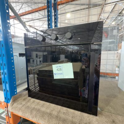 EX DISPLAY EURO EO60SOBK ELECTRIC 600MM OVEN, UNDERBENCH OR WALL, SIDE OPENING DOOR, 8 FUNCTIONS, 3 MONTH WARRANTY