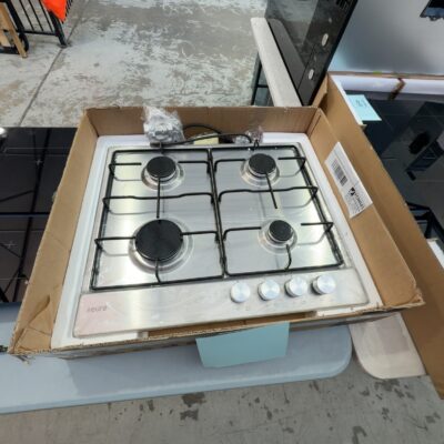 EX DEMO EURO 600MM GAS COOKTOP, FRONT KNOBS, ECT600GS, 3 MONTH WARRANTY