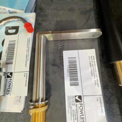 ASTRA WALKER SPRING STREET HOB BASIN MIXER SET, BRUSHED PLATINUM, A82.00.V6.01, 12 MONTH WARRANTY