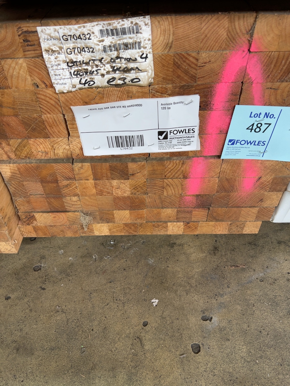 140X45 AUS OAK DAR UTE KD HARDWOOD 140X45 AUS OAK DAR UTE KD HARDWOOD