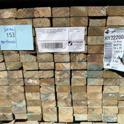 70X45 T2 BLUE MGP10 PINE-110/2.4 (THIS PACK IS AGED STOCK AND MAY CONTAIN MOULD AND IS SOLD AS IS) 70X45 T2 BLUE MGP10 PINE-110/2.4 (THIS PACK IS AGED STOCK AND MAY CONTAIN MOULD AND IS SOLD AS IS)