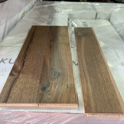 90X450X15MM HIGHLAND CATTLE EUROPEAN OAK HERRINGBONE ENGINEERED FLOORING- (79 BOXES X 0.97 M2) (RRP $150 M2)