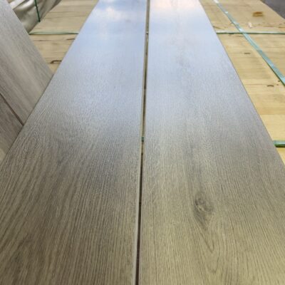 230X5/2MM FOX GREY HYBRID FLOORING- (52 BOXES X 2.105 M2)