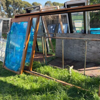 2110X3490 CEDAR SLIDING DOOR UNIT