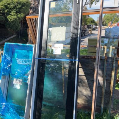 2460X760 ALUMINIUM GLASS DOOR IN FRAME 2460X760 ALUMINIUM GLASS DOOR IN FRAME