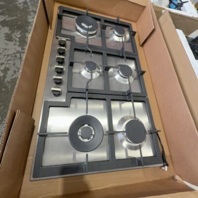 BRAND NEW UNBOXED, BOSCH 6 BURNER PCT9A5B90A 900MM GAS COOKTOP WITH FLAME SELECT WITH NINE PRECISELY DEFINED POWER LEVELS, TWO HIGH POWERED DUAL FLAME WOK BURNERS, WITH 12 MONTH WARRANTY