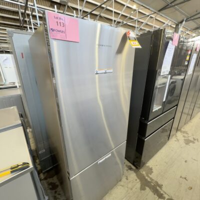 UNBOXED BRAND NEW FISHER & PAYKEL FRIDGE RF442BRPX6, 413LITRE WITH BOTTOM MOUNT FREEZER, WITH 12 MONTH WARRANTY