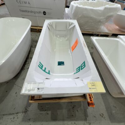 NEW BETTE FORM STEEL DROP IN BATH 1800MM, B2950WOB, 12 MONTH WARRANTY NEW BETTE FORM STEEL DROP IN BATH 1800MM, B2950WOB, 12 MONTH WARRANTY