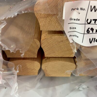 69X45 GLACIAL OAK F/J VOCTORIAN HANDRAIL-22/5.7