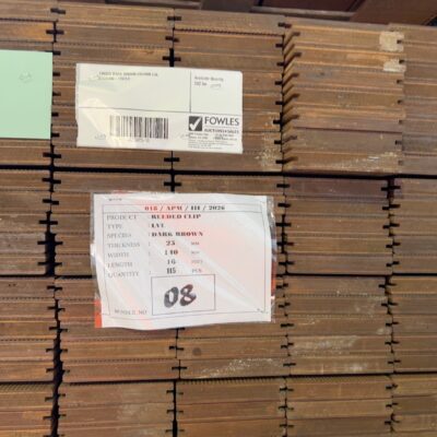 140X25 DARK BROWN COLOUR LVL DECKING-115/4.8