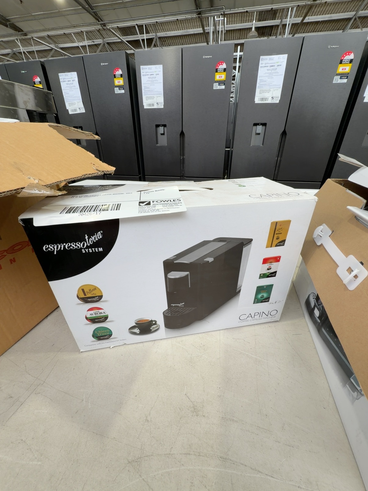 NEW CAPINO CAPSULE COFFEE MACHINE, SOLD AS IS NO WARRANTY NEW CAPINO CAPSULE COFFEE MACHINE, SOLD AS IS NO WARRANTY