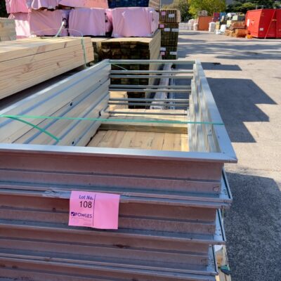 PALLET OF METAL DOOR JAMBS
