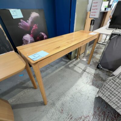 SAMPLE - CAMI CONSOLE 1400MM, MARRI TIMBER, SOLD AS IS SAMPLE - CAMI CONSOLE 1400MM, MARRI TIMBER, SOLD AS IS